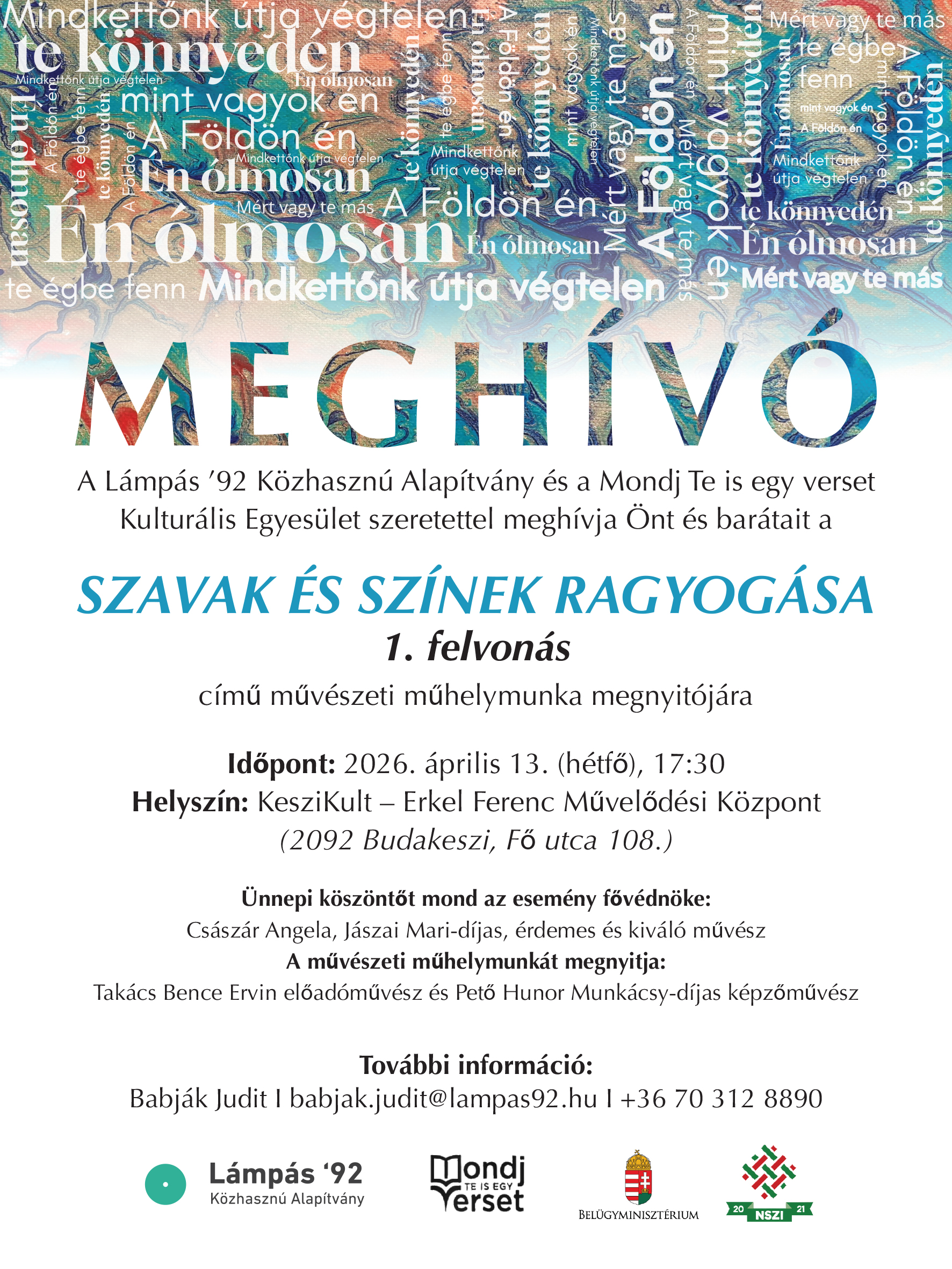 Szavak és színek ragyogása