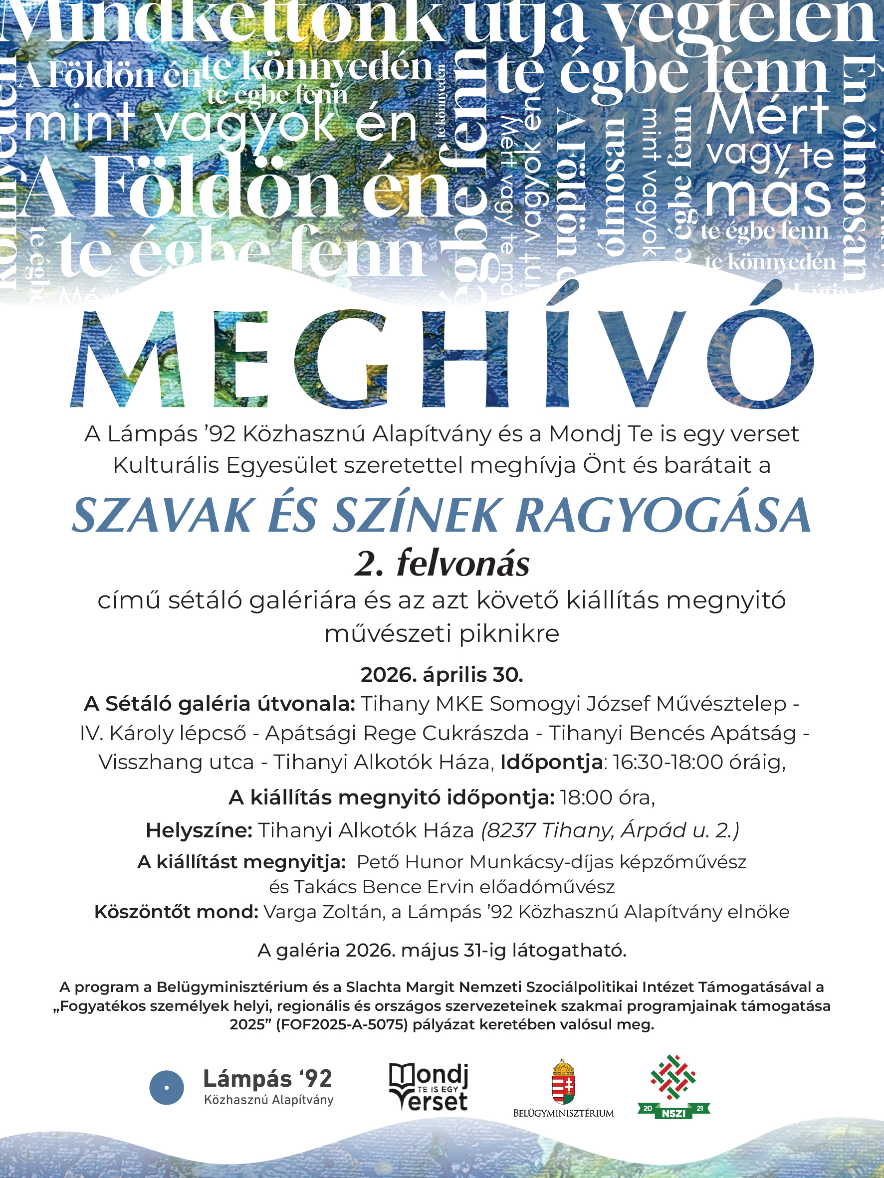 Szavak és színek ragyogása - 2. felvonás