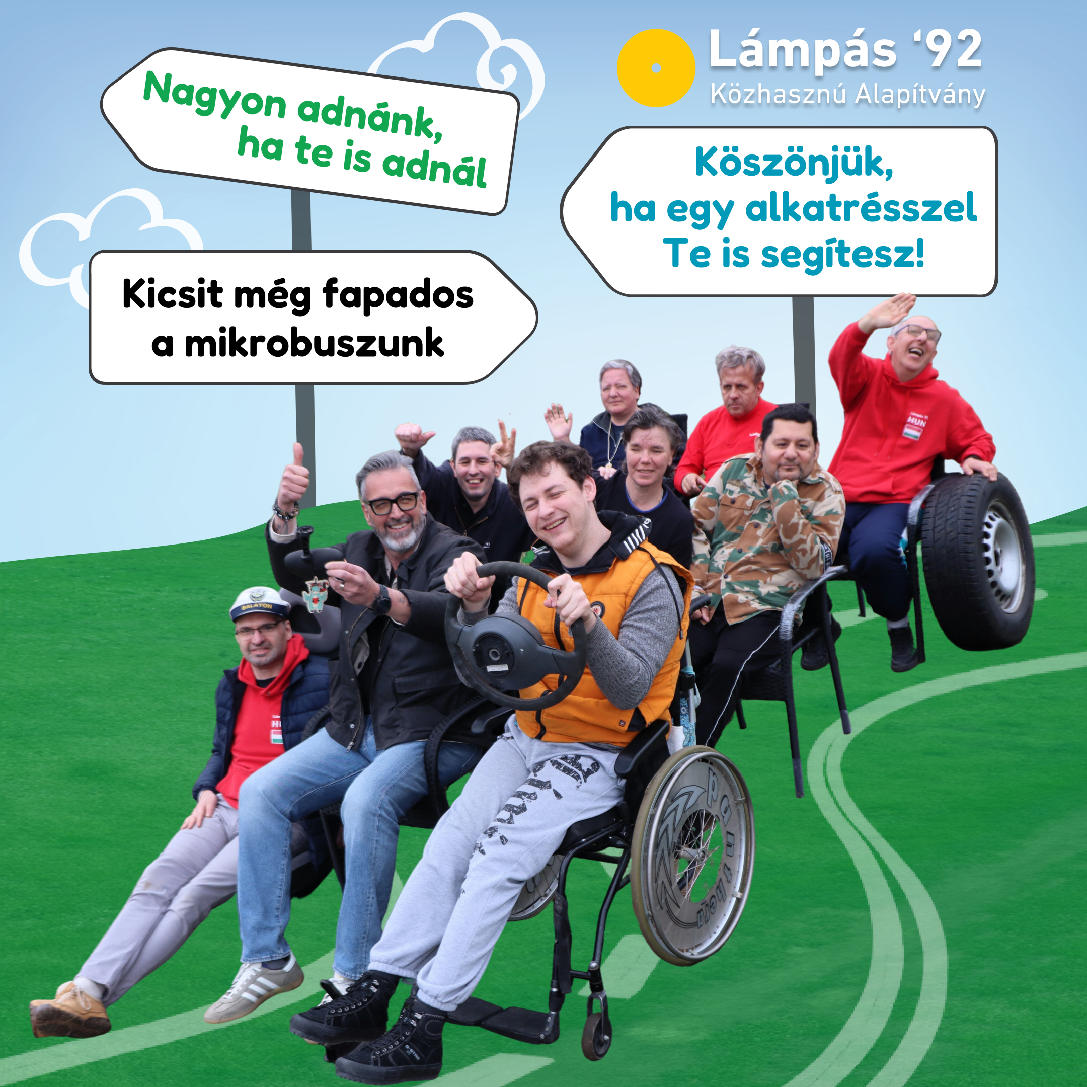 Segíts, hogy együtt messzebbre juthassunk!